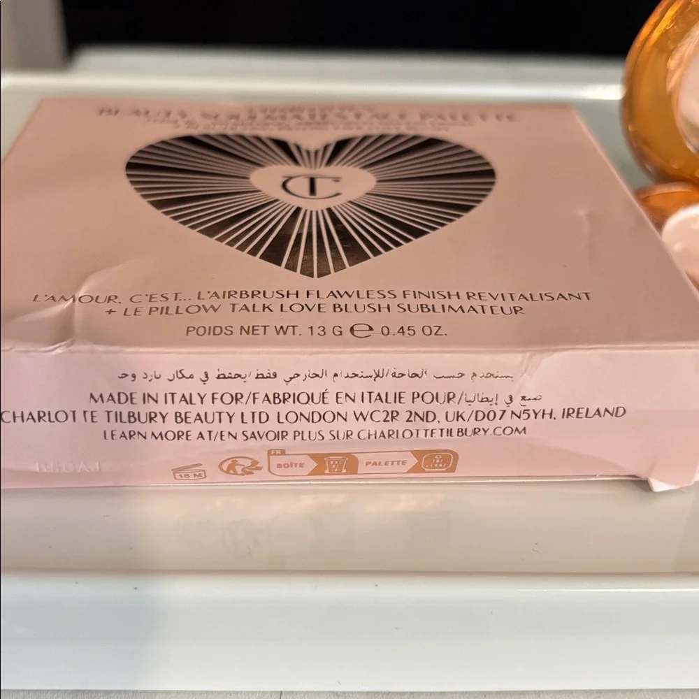 Charlotte Tilbury Beauty Soulmates Face Palette - Flawless Pink/Pillow Talk💖💖